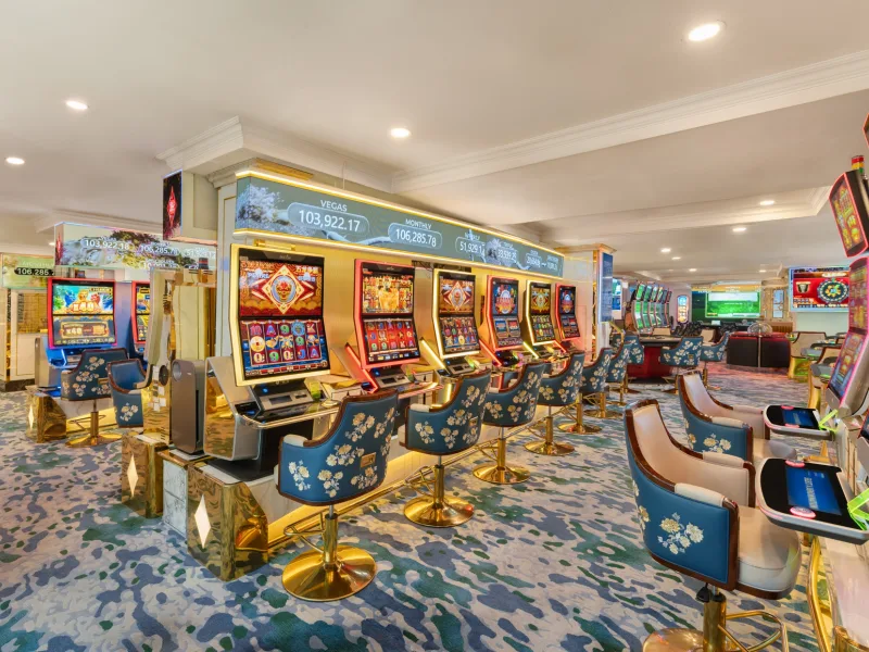 Gaming offerings at Vegas Club