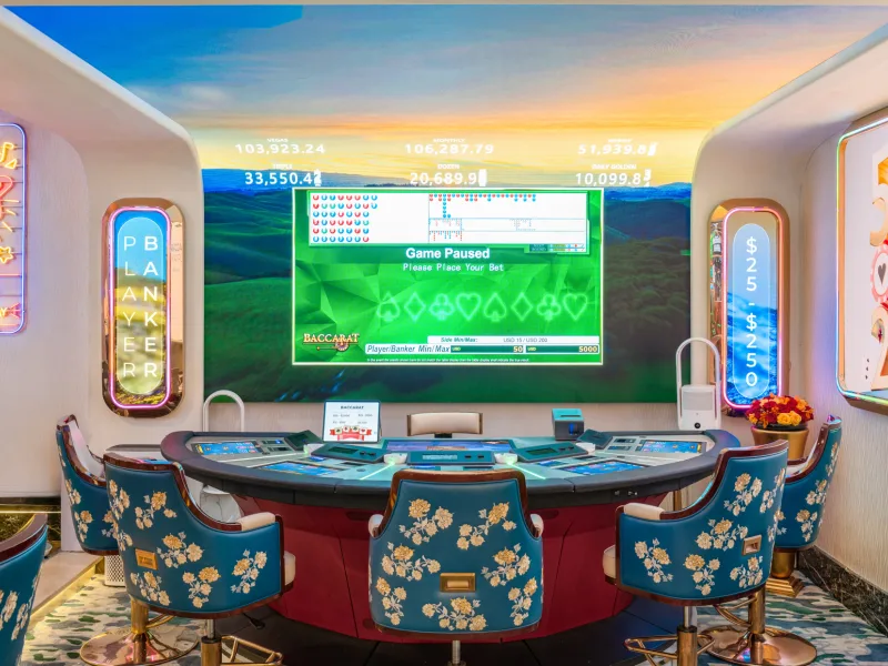 Table games at Vegas Club Caravelle Saigon